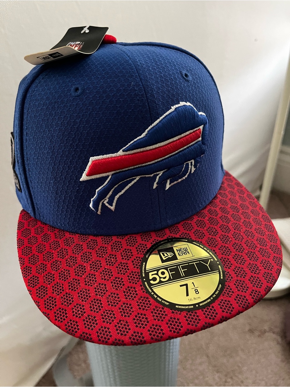 New Era Blue & Red Buffalo Bills 59FIFTY Fitted Hat